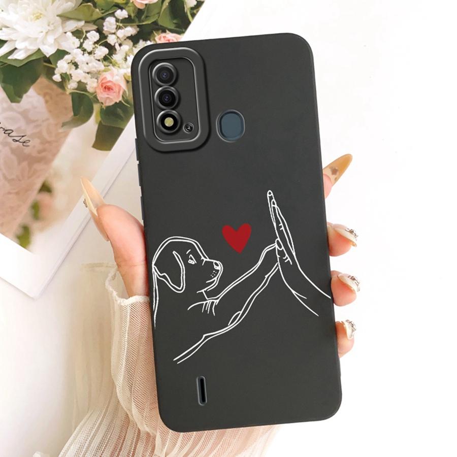 For Itel P37 Pro Vision 2Plus Phone Case Cute Rabbit Liquid Soft Silicone Bumber Shell For Itelp37 Capa Vision2s Back Cover