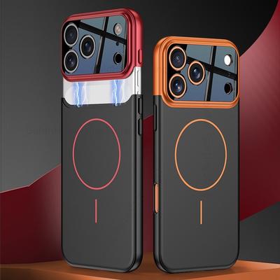 Для Magsafe Камера Беспроводная Зарядка Чехол Для iPhone Apple 17 Pro Max Ультратонкий Magsafing Ударопрочный Чехол Для iPhone 17 Pro Capa