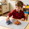 3D Printed Ocean Animal Toy Articulated Octopus Figurine, Movable Joints Fidget Toy, Stress Relief Decoration Flexible Figure for Home Office