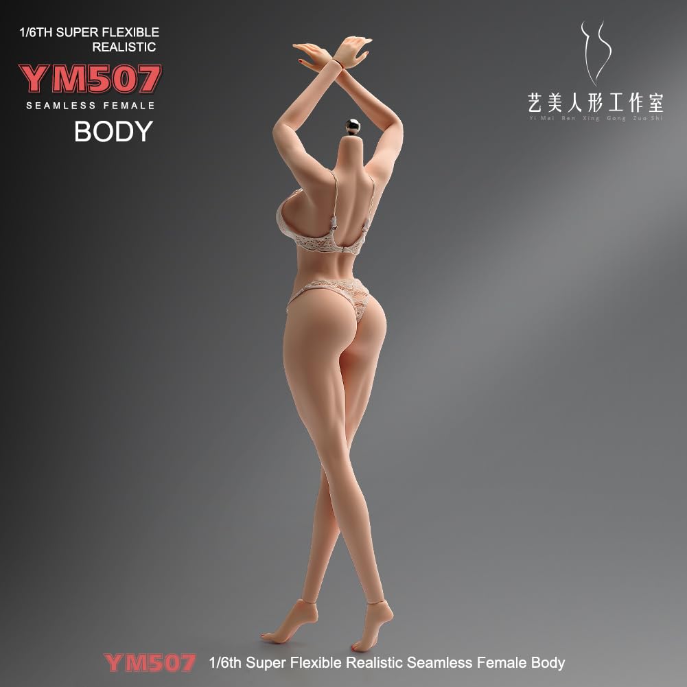 Масштаб Женская Мускулатура Фитнес Супер Гибкая Бесшовная Фигурка с Миниатюрным Солдатом из Нержавеющей Стали Коллекционная Модель Фигурки Кукла 1/6