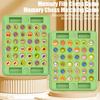 1 Set Kids Memory Flip Chess Game 2 Players Animal Fruit Chess Matching Board Game Focus Training Toddlers Educational Memory Challenge Toy