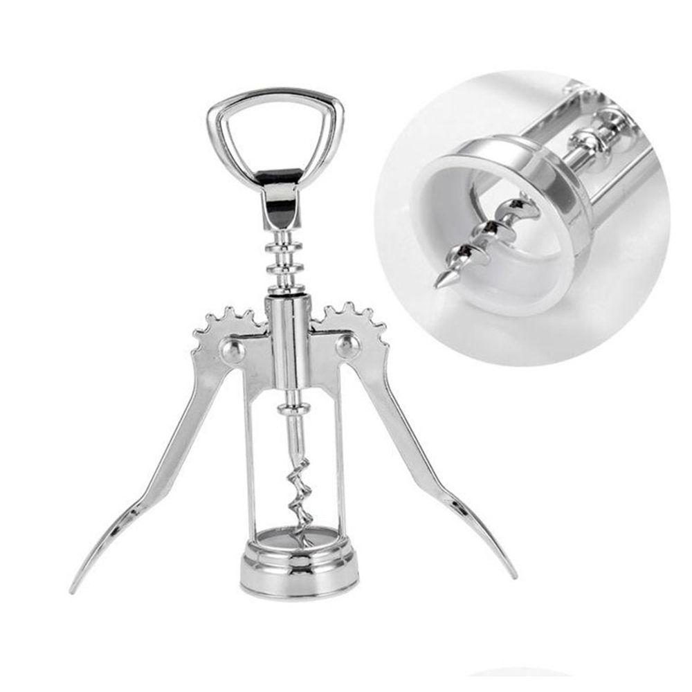 Steel Beer Sommeliers Wing Type Corkscrews Kitchen Dining Bar Tool Wine Cork Remover Bottle Openers