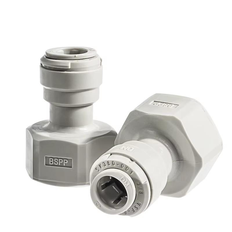 A Type/ G Type Beer Keg Coupler,Draft Beer System Keg Tap Dispenser European Standard Cornelius Keg Coupler with Quick Connector
