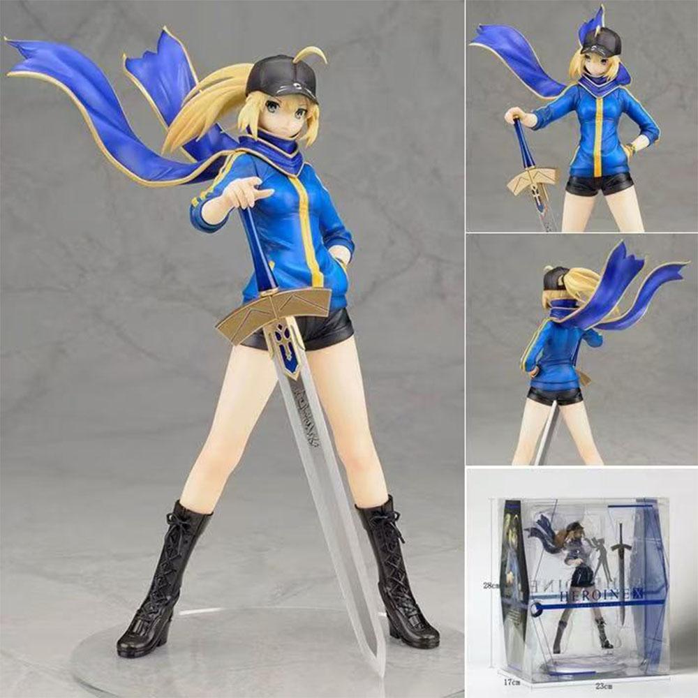 22СМ Фигурка Альтрии Пендрагон Аниме Fate Stay Night Милая Крутая Подставка Настольная Кукла Модель Игрушка Подарок Коллекция Украшения ПВХ