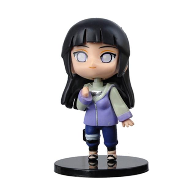 Фигурки Наруто Аниме Модель Узумаки Наруто Хьюга Хината Сакура Итачи Джирая Гаара Q Версия ПВХ Милая Кукла Дети Подарочные Игрушки