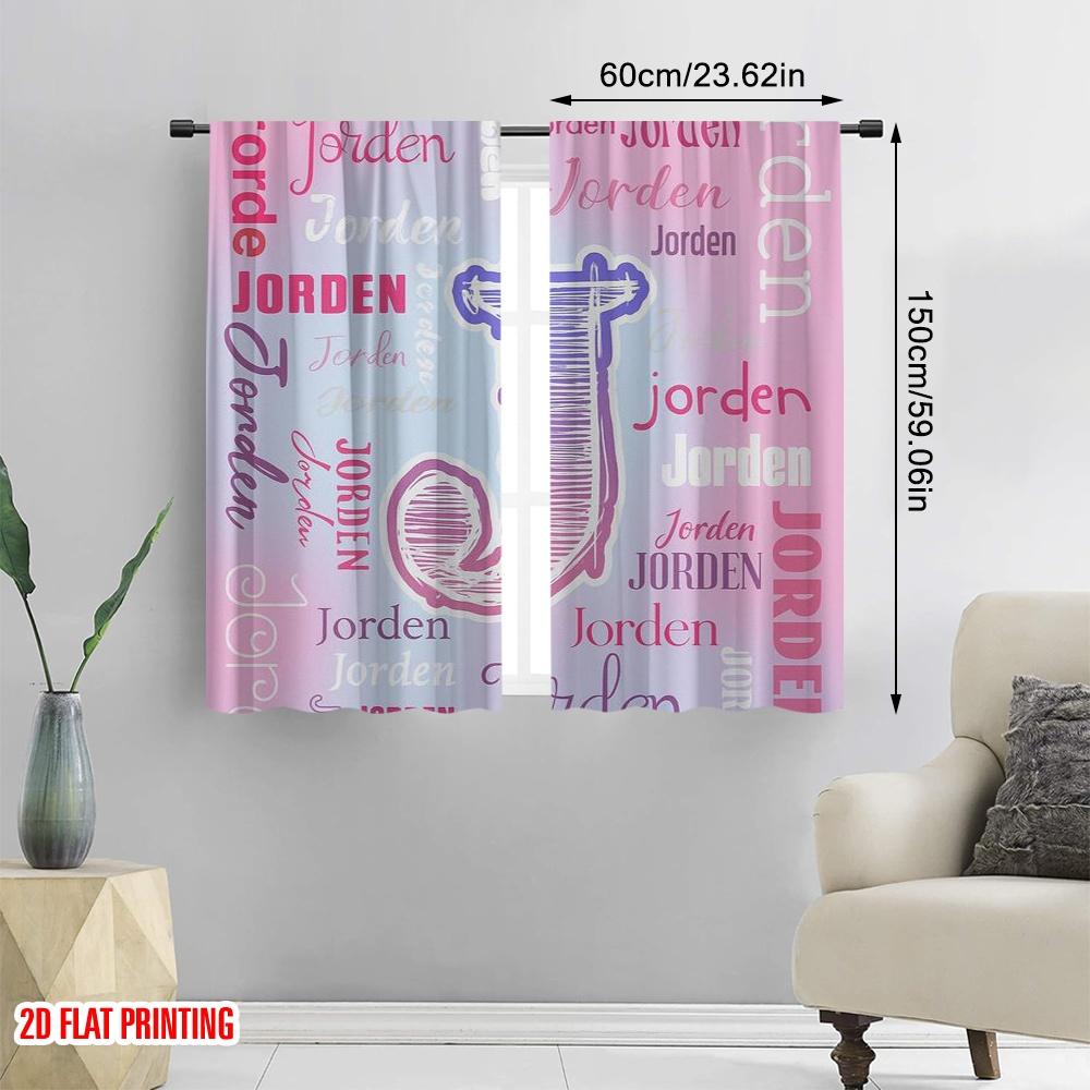 2 шт., 2D печать на плоскости Шторы Рулонные шторы Jorden Collage Универсальные Прочные Полиэстер (без стержня) Домашний декор для гостиной