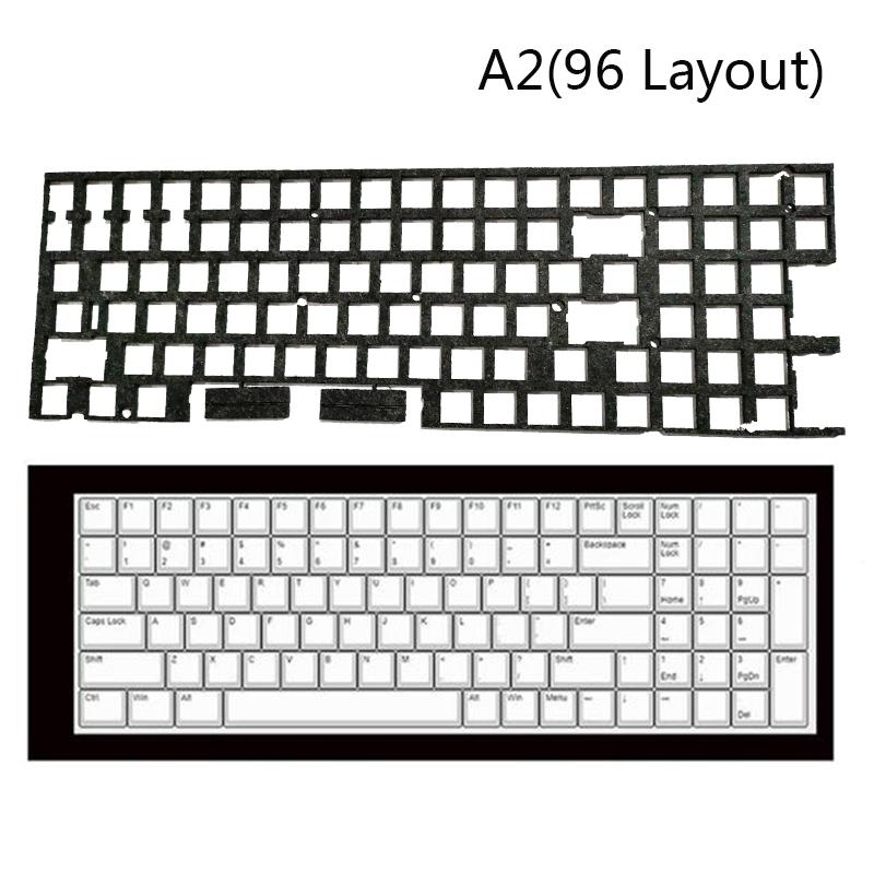 Звукоизолирующий лист переключателя Мягкая прокладка Ямчатая пена Губка для механической клавиатуры