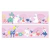 Gakken Staful Moomin Маскирующая лента 30 мм M05052, Прозрачная, Широкая, Фиолетовая,