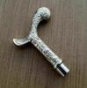 Victorian Silver Brass Designer Handle for Walking Stick Cane Top Topper Vintage