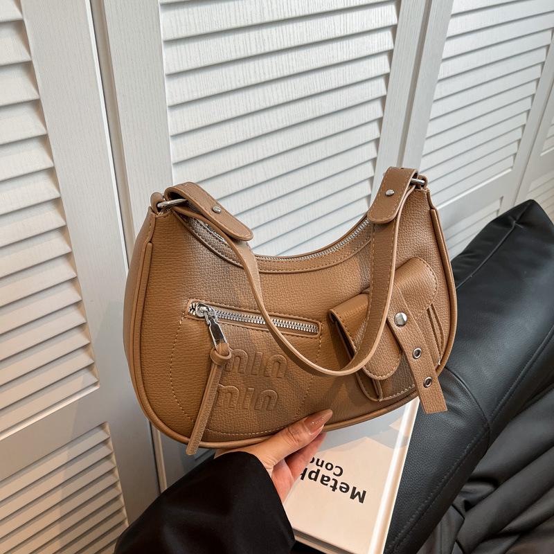 2025 Осень/Зима Модная Женская Универсальная Модная Сумка на Плечо Большой Вместимости