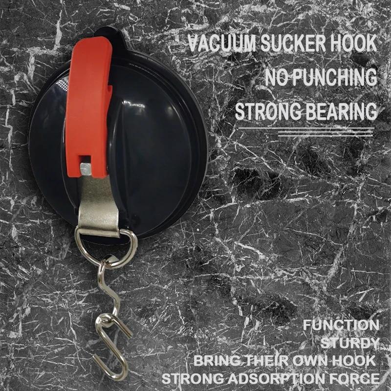 Вакуумная присоска с фиксирующим крючком, крючок для присоски для ванной комнаты автомобиля, для тяжелых условий эксплуатации