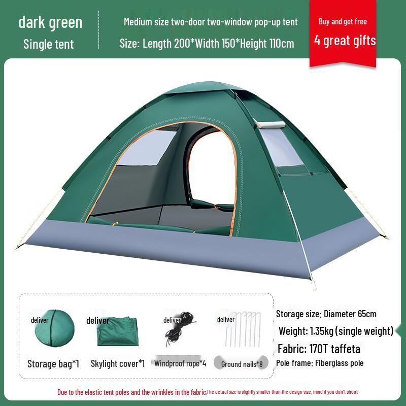 ZISIZ Outdoor Camping Tent