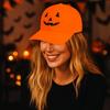 UV Protection Halloween Baseball Cap Lightweight Sunshade Cap Fashion Pumpkin Embroidery Hat  Party