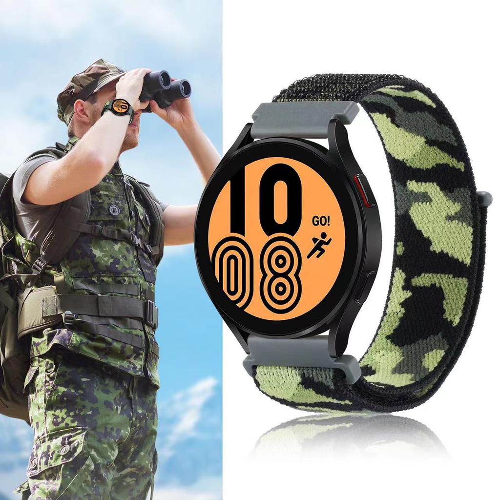 20 мм 22 мм Нейлоновый ремешок-петля Для Huawei Watch 4/3/GT5-4-3-2 Pro 46 мм Камуфляжный Браслет Ремень Amazfit Active 2/Balance/GTR Correa