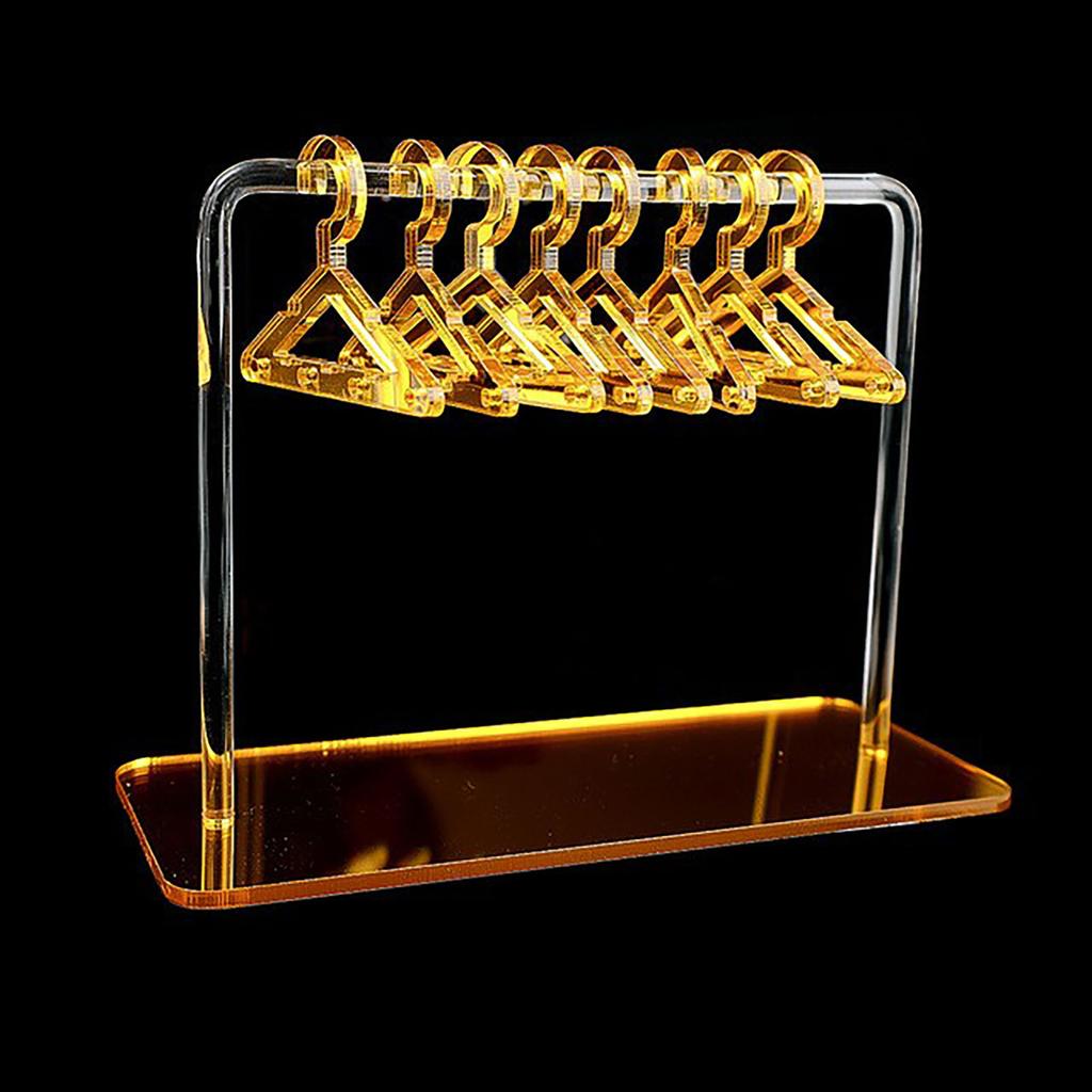 Acrylic Earring Holder Rack With Hangers Jewelry Display Stand Ear Studs Organizer Tabletop Storage For Women Girl