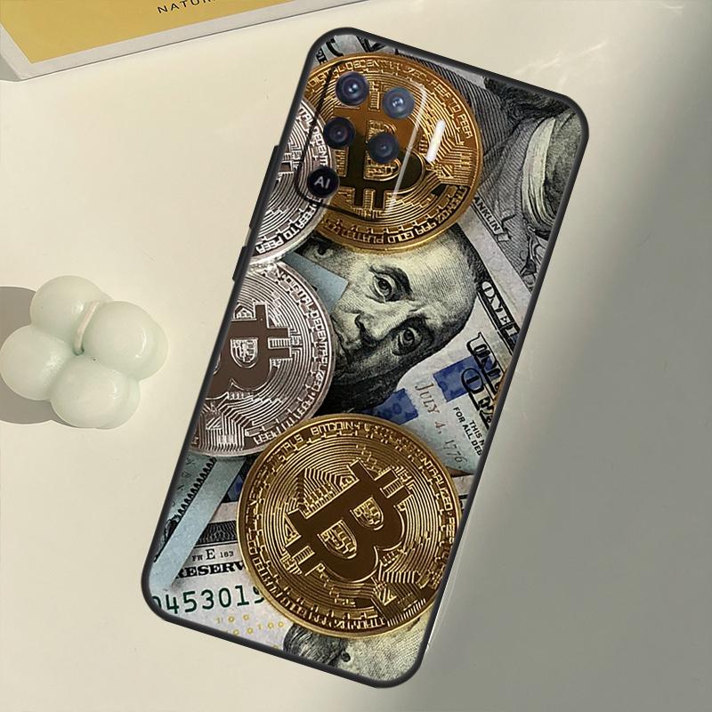 Чехол с биткойнами BTC для OPPO Find X3 Lite X5 Pro A5 A9 A31 A53 S A83 A91 A93 A54 A74 A94 A15 A16 A52 A72