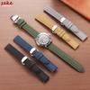 Premium Sailcloth Watch Strap 20mm 22mm for Omega Business Nylon Butterfly Buckle Bands Men Women Quick Release Belt Accessories