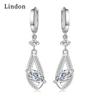 Lindon Zircon Copper Alloy Earrings Drop Earrings For Women Wedding Party Gifts