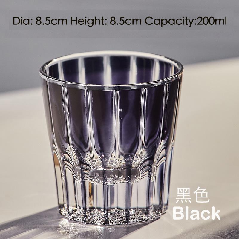 1PC Fashioned Cut Glass Whiskey Glass Tumbler Water Glass Cup Suitable for Cocktail Whisky Drink Red Wine Vodka