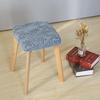 Small Stool Low Stool Cover Fabric Wood Chair Cover Seat Cushion Bench Cover Household Square Stool Cover Square