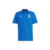Italy Team Casual Sport Polo Shirt Short Sleeve Men Tops Blue HT2181