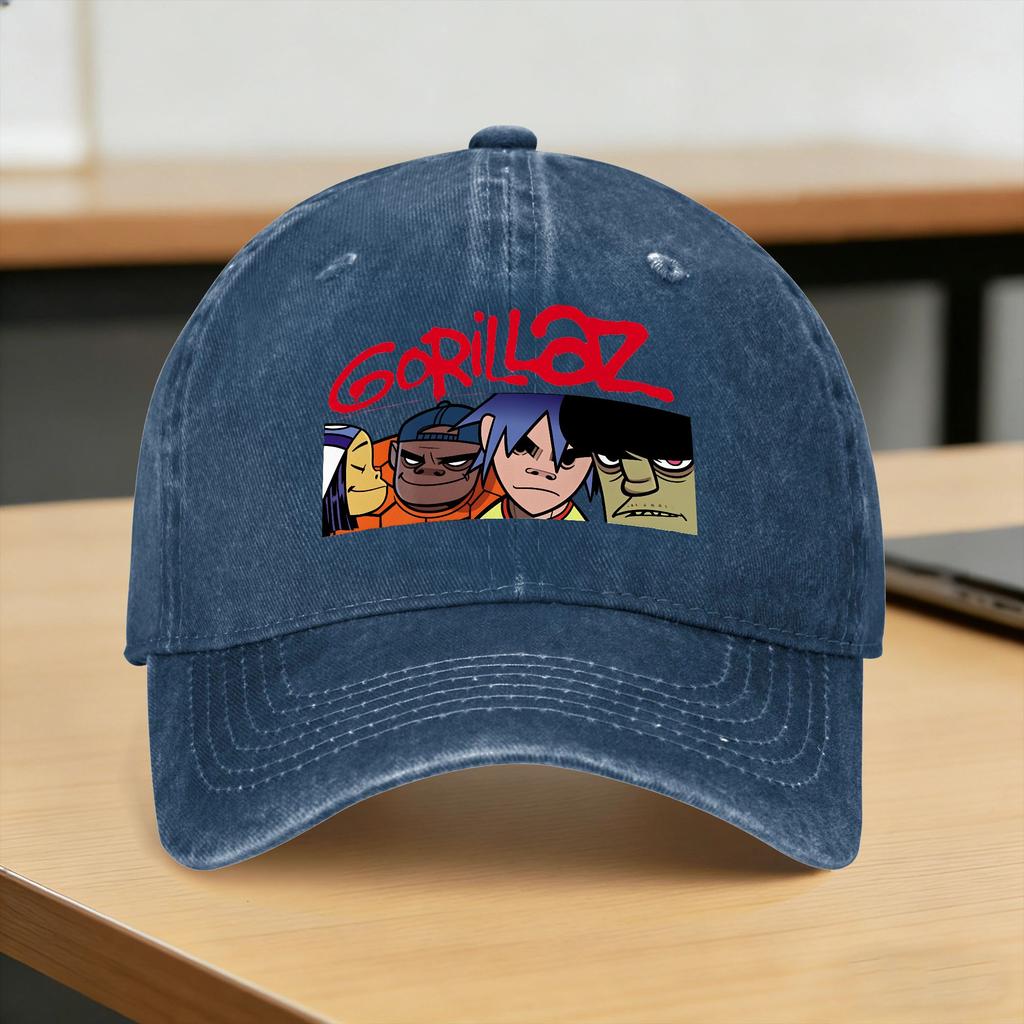 Gorillazs Band Casual Baseball Cap Hunting Camping Trucker Hat Summer Wholesale Men Adult Classic Snapback Cap