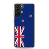 Coque Téléphone - Samsung - Galaxy S21 Ultra - Drapeau Nouvelle-Zélande - Souple - Multicolore