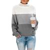 Women S Loose Fit Round Neck Long Sleeve Solid Pullover Knit Sweater