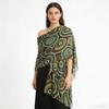 Женский oversized шарф с корейским хлопковым принтом: Модное пляжное полотенце и шелковый шарф, двойное использование для защиты от солнца