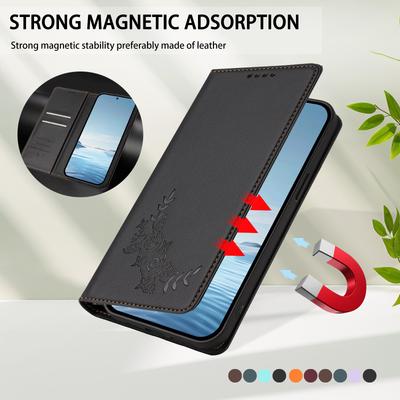 Магнитный кожаный чехол-книжка для Samsung Galaxy A57 A37 A27 A17 A07 A56 A36 A26 A16 A06 Слот для карт Подставка Ударопрочный чехол для телефона