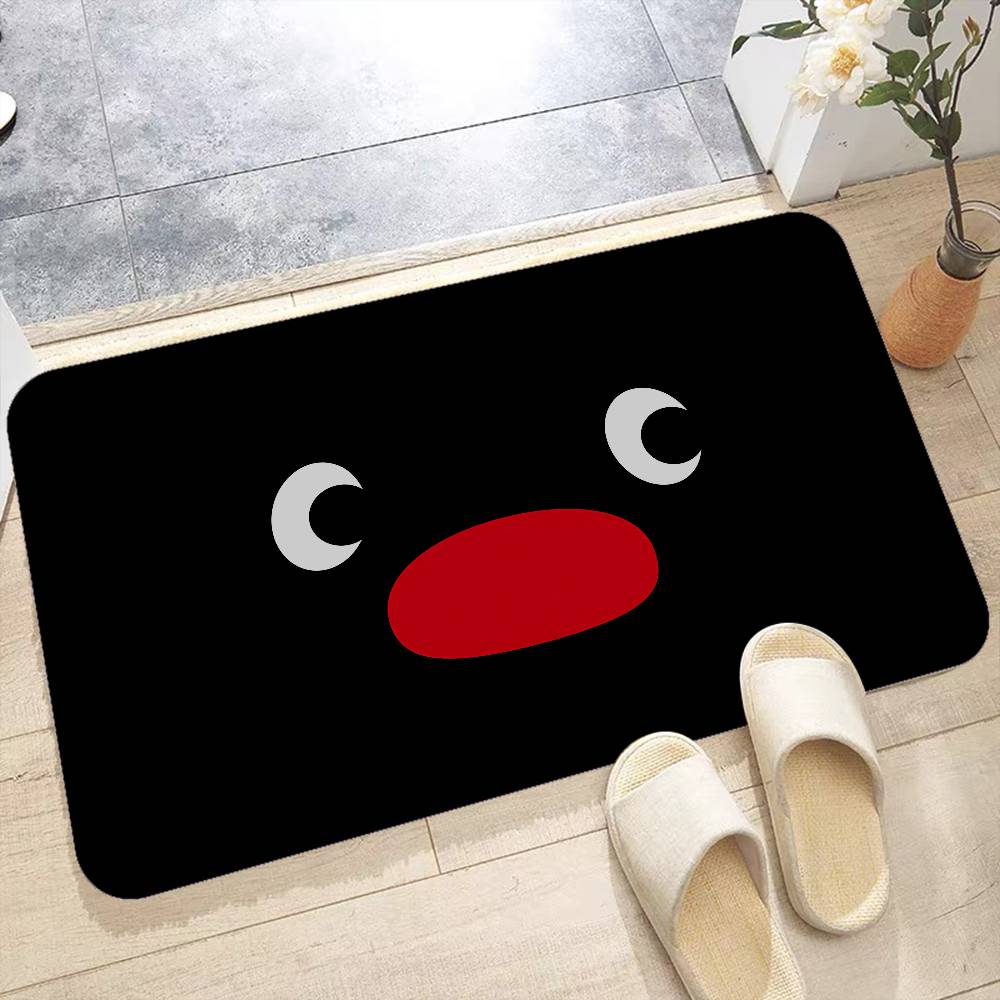 Children Animation P-Pingu Door Mat Washable Non-Slip Living Room Sofa Chairs Area Mat Kitchen Doormat Area Rug