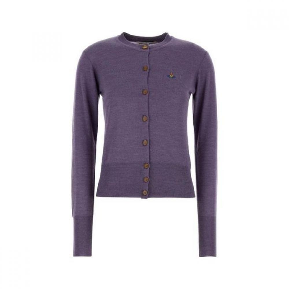 25ss Vivienne Westwood Cardigan 1803002py001aj402 Lavender Dom
