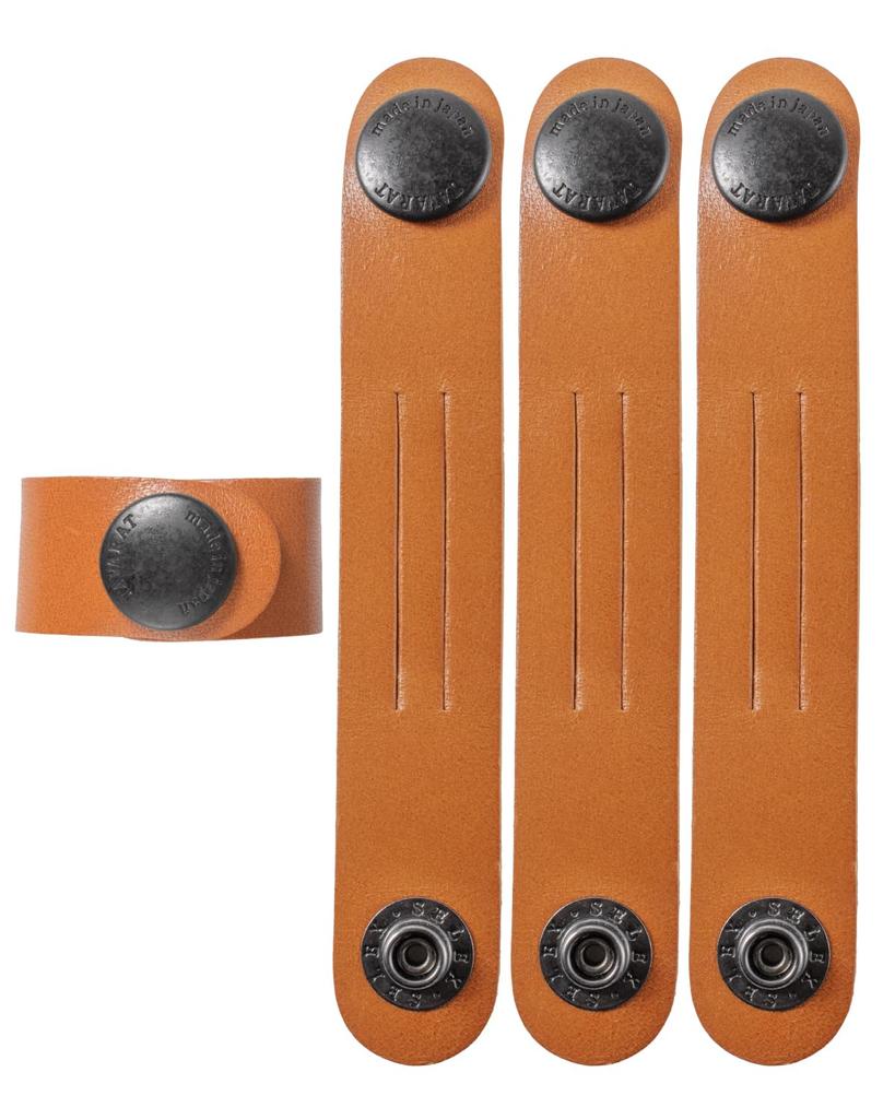 TAVARAT Рюкзак Ремешок Натуральная Кожа Излишки Ремешка Пряжка Шнурок Зажимы для Завязывания, Органайзер, Зажимы, Органайзер, Застежка, (Набор 4, Верблюжий)