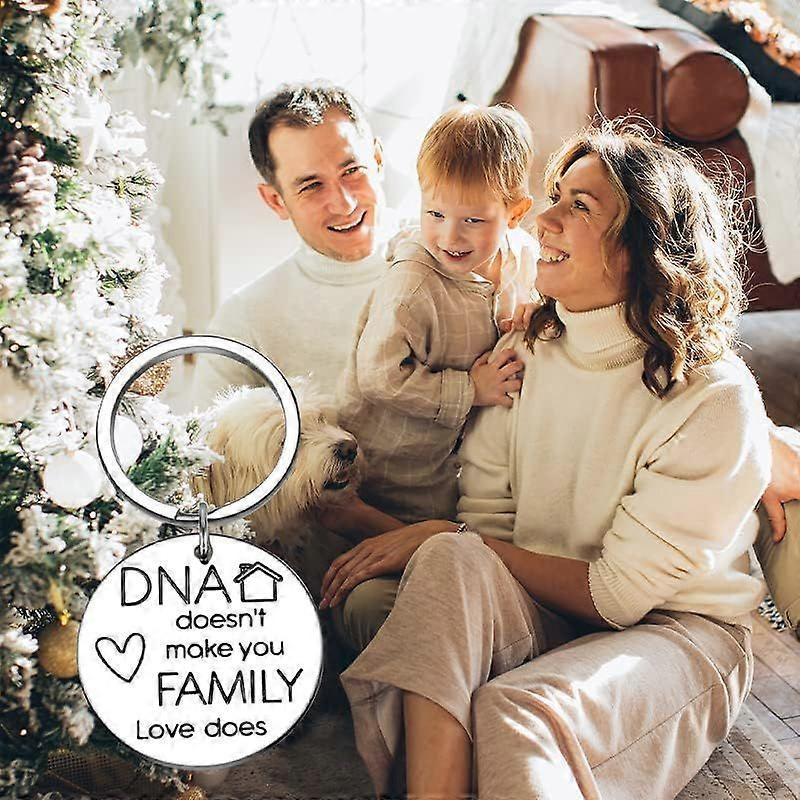 SeraphinaT Adoption Day Gifts for Family Boy Girls Keychains for Women Men Step