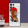 Модный Чехол-Бампер с Рисунком Животного Тигра для Samsung Galaxy S25 Ultra S9 S10 S20 S21 FE S22 S23 Plus S24 Ultra