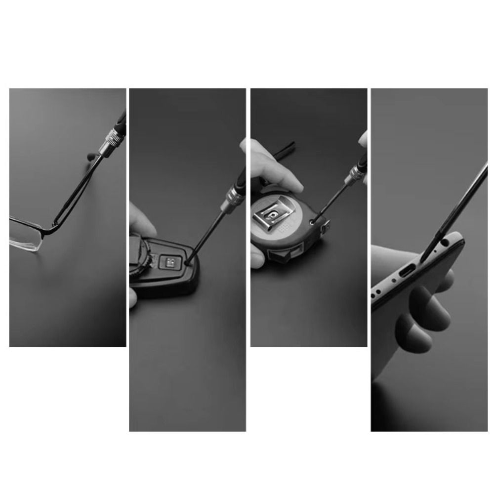 Тонкая отвертка Phillips 2/4 мм с магнитным держателем для инструментов для ремонта часов