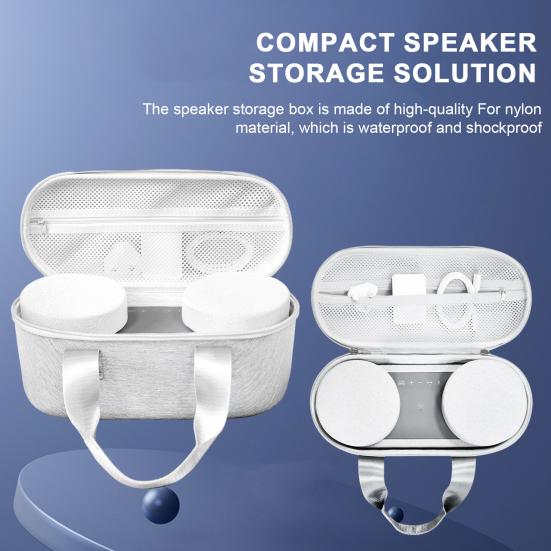 Водонепроницаемый чехол для хранения динамика с сетчатым карманом, защита на 360 градусов, противоударный защитный чехол для динамика для Sony HT-AX7