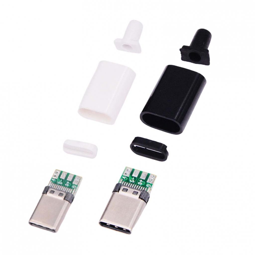 10 шт. разъемов USB3 1 Type C (папа) для пайки на печатную плату, двух цветов