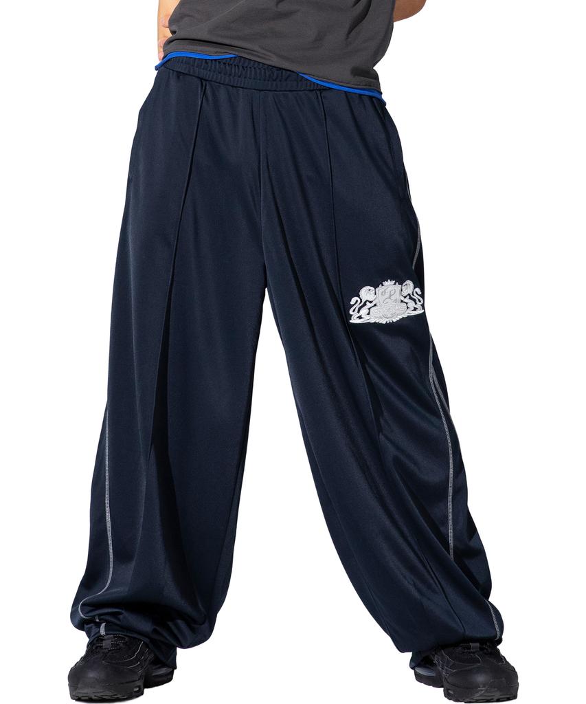 XTONZ Xp336 Emblem Balloon Track Pants (Dark Navy)