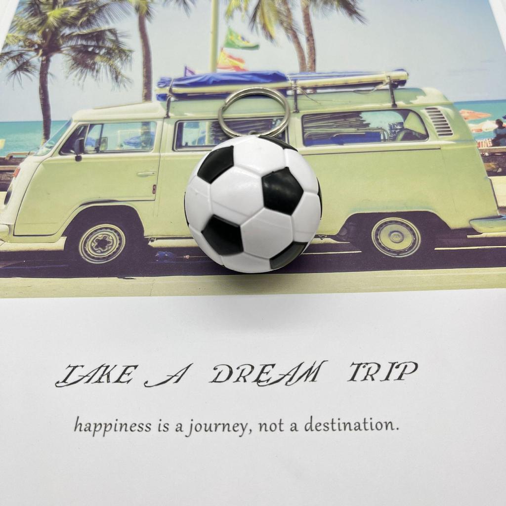 2026 World Cup USA, Canada, Mexico Mini Football Keychain Pendant - Sports Souvenir