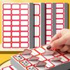 50Sheets Handwritten Self-adhesive Label Paper Multiple Sizes Name Tag Stickers  School
