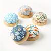 1Pc Ramdon Color Wood Stand Cloth Needle Pin Cushion Sewing Supplies Embroidery DIY Handcraft Needle Storage Pincushions