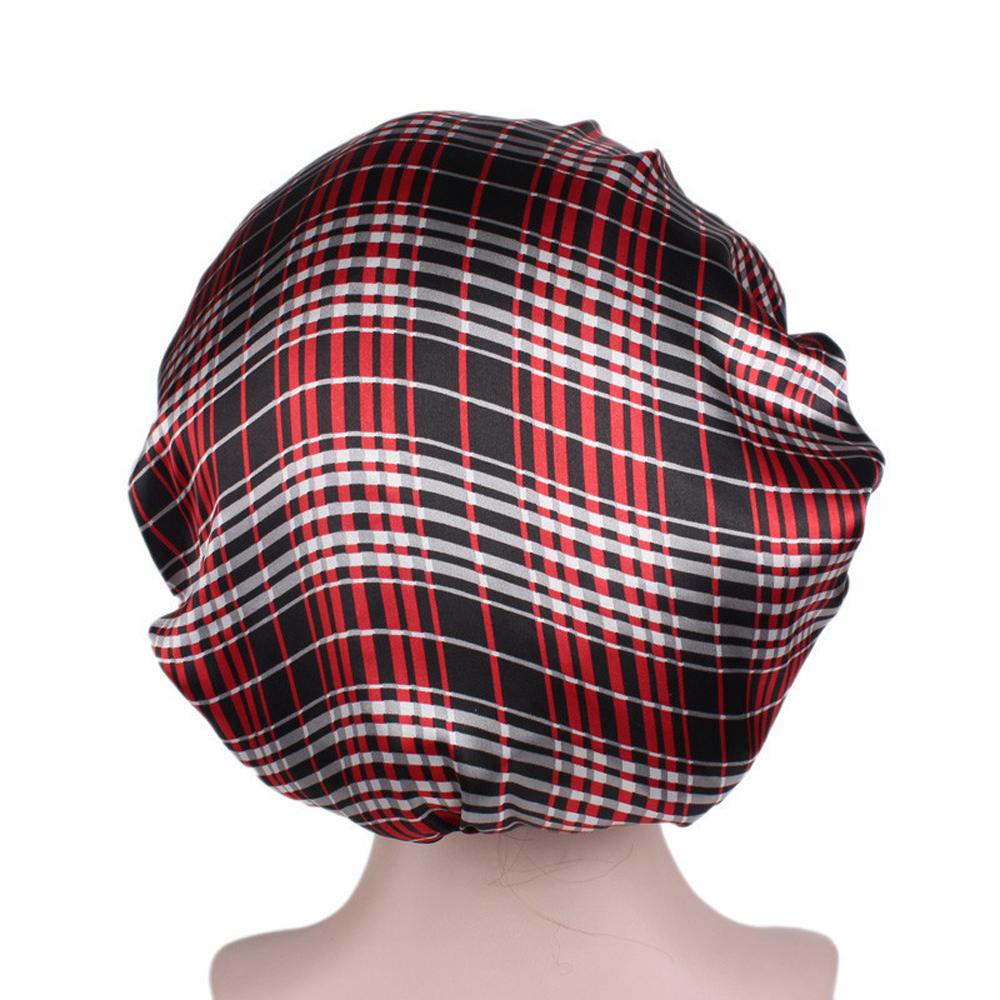 1 Pc Soft Night Sleep Hat Women Elastic Wide Band Fashion Hair Loss Cover Head Wrap Satin Bonnet Beauty Chemo Caps Care