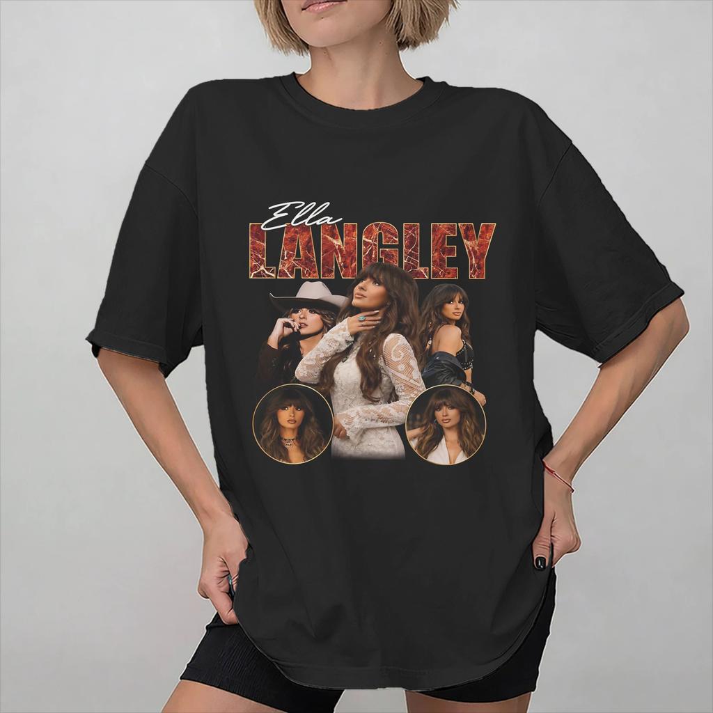 Unisex Women Fashion Ella Fella The Dandelion Tour Choosin Texas Country Ellas Fellas Club T Shirt Tee