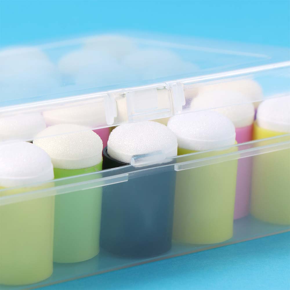 30pcs Inking Staining Dauber Sponge DIY Painting Finger Cot Finger Painting Sponge Hand Account