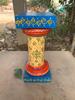Hand Painted Wooden Statue Stand/Indian Decorative Pedestal/Ethnic Home Decor UK