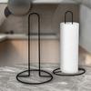 1PC Kitchen Rolling Paper Towel Holder Bathroom Paper Towel Silver Meal Rack Home Kitchen Storage Accessories