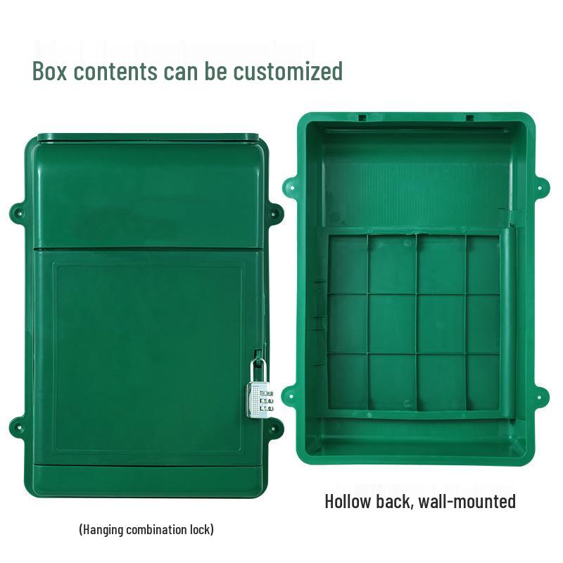 Компактный запираемый пластиковый ящик для настенного монтажа для почты, жалоб, предложений и молока