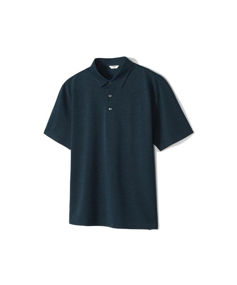 NOTIG Cool Touch Basic Short Sleeve Polo Shirt Green_Ols1T1Ts102E1