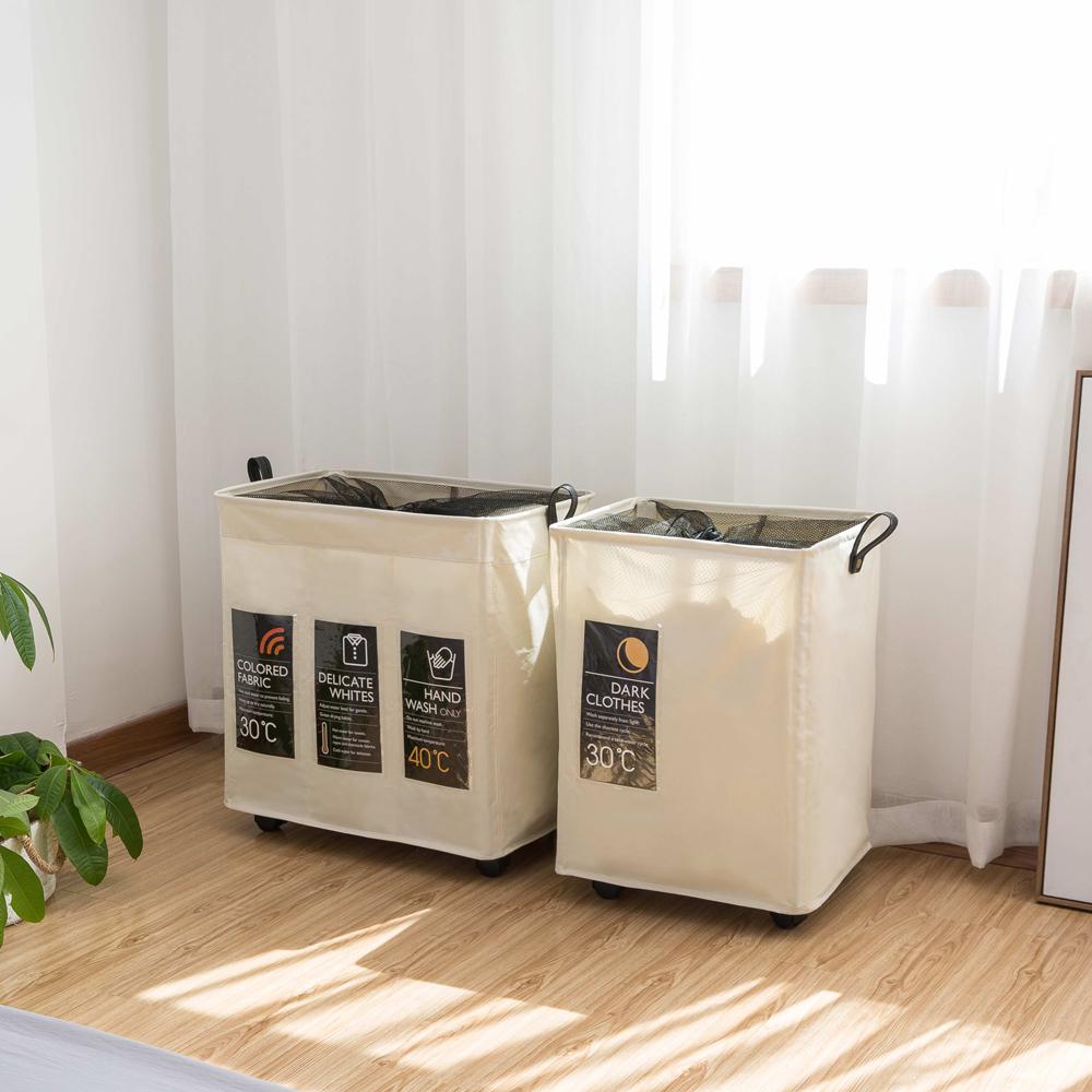 Большая складная корзина для белья из ткани Оксфорд, сетчатая корзина для грязной одежды на шнурке с ручками